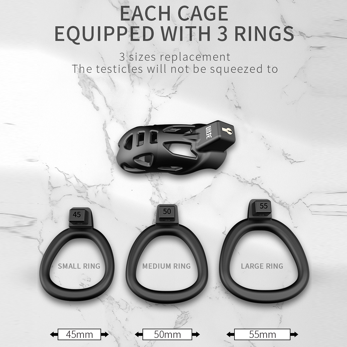 Male Chastity Cage Penis Lock  - Men'S Accessories recension och pris