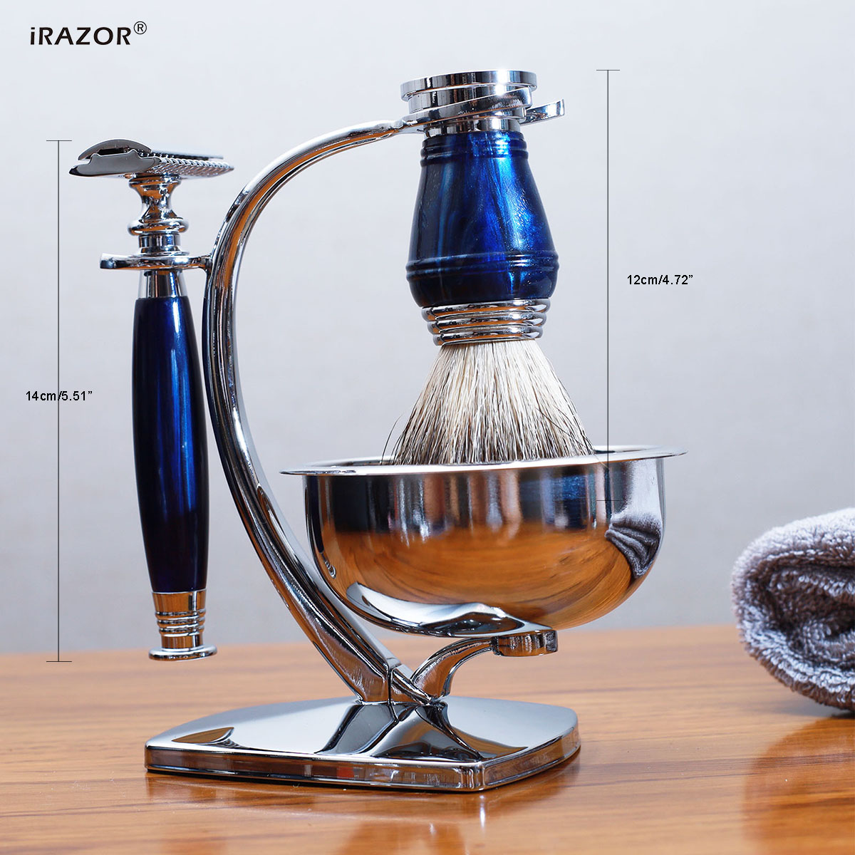 iRAZOR Royalblue Safety Razor  - Men Accessories Combo Gift recension och pris