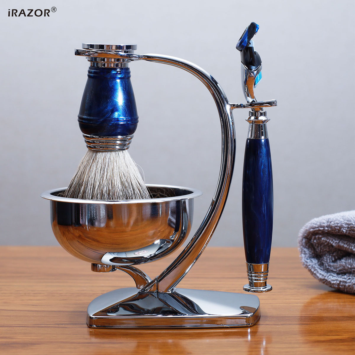 iRAZOR Royalblue Safety Razor  - Men Accessories Combo Gift recension och pris
