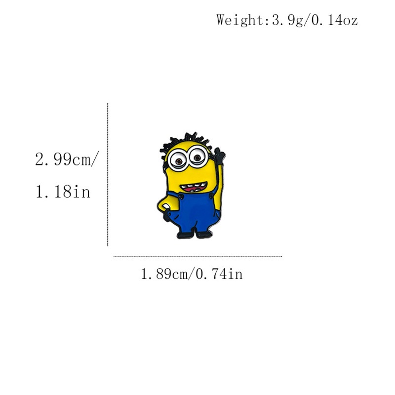 9pcs New Cute Cartoon Minions  - Lapel Pin Enamel recension och pris