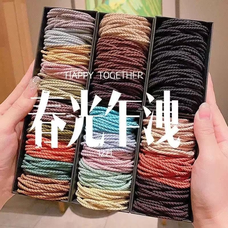 100-Piece Slim Hair Rope For W - Men'S Accessories Holder recension och pris
