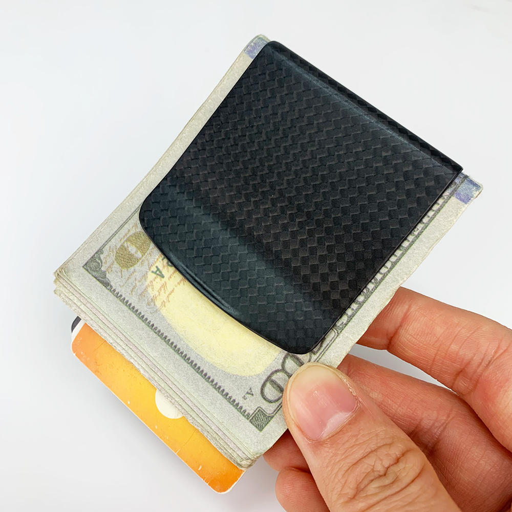 Quality Ultra-thin Matte Real  - Money Clip Slim recension och pris