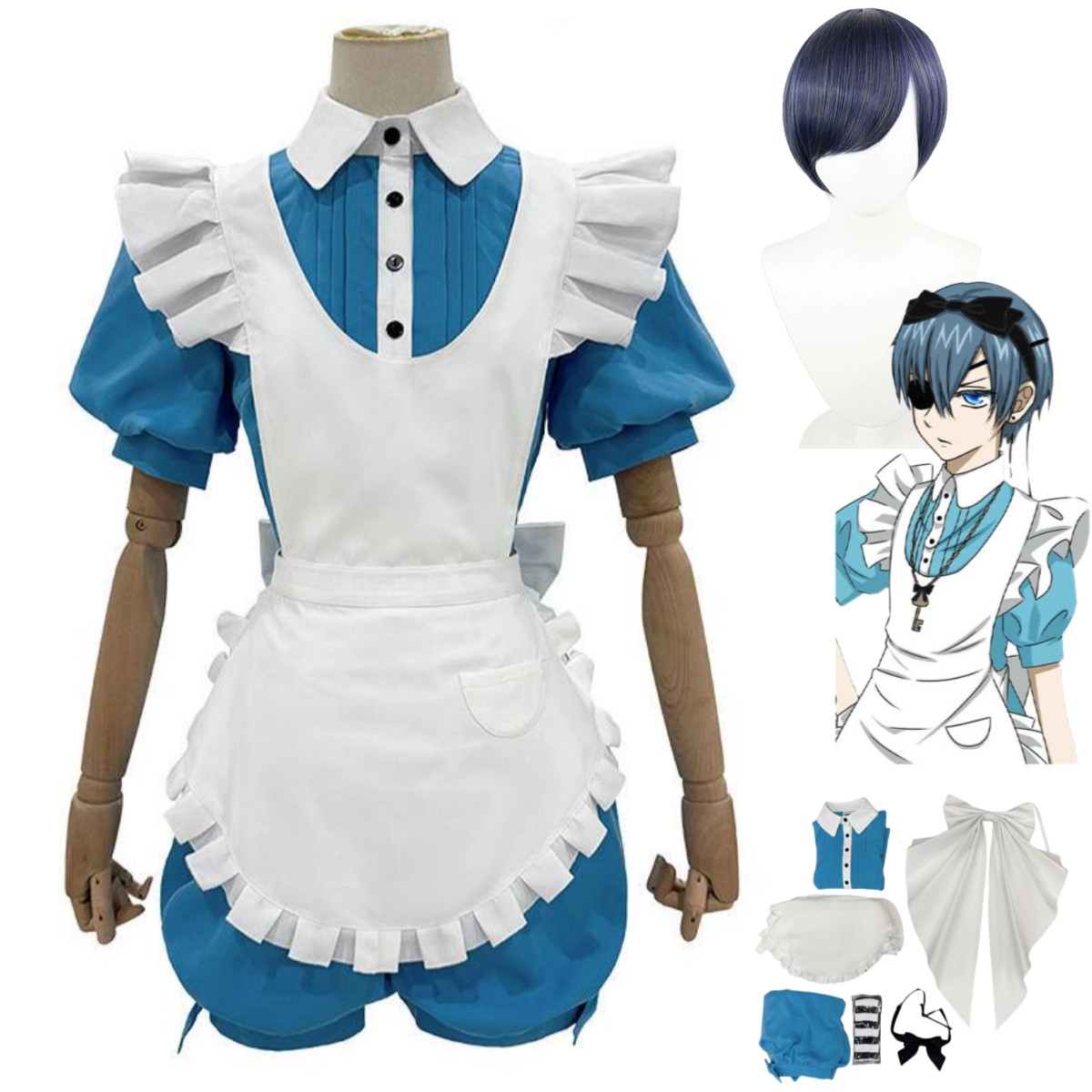 Anime Ciel Phantomhive Smile C - Men'S Accessories For Christmas recension och pris