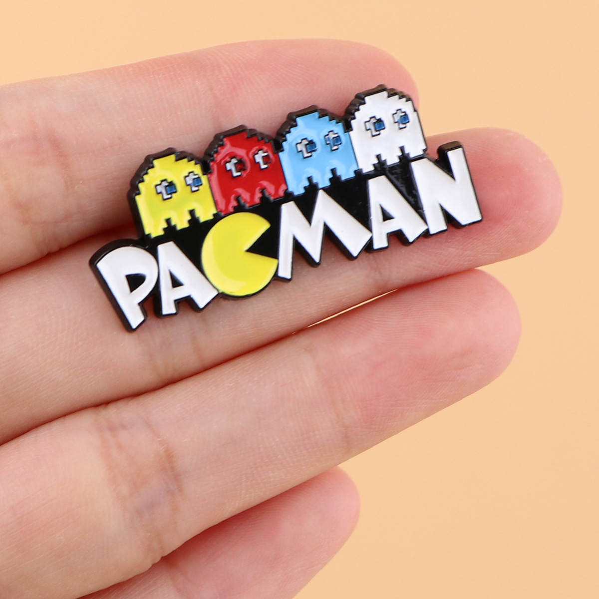 Pac-Man Game Brooch Pin Badge  - Men'S Accessories Backpack recension och pris