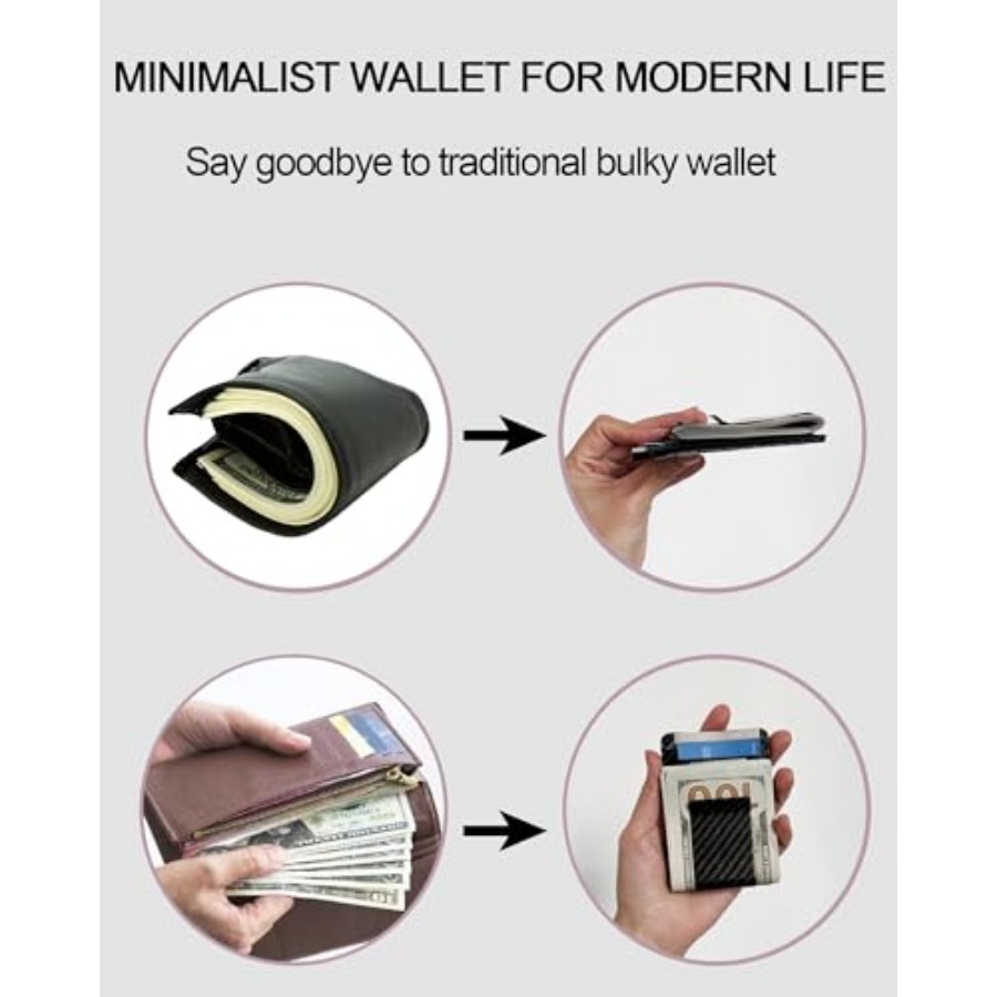 Money Clip for Men Wallet Slim - Money Clip Slim recension och pris