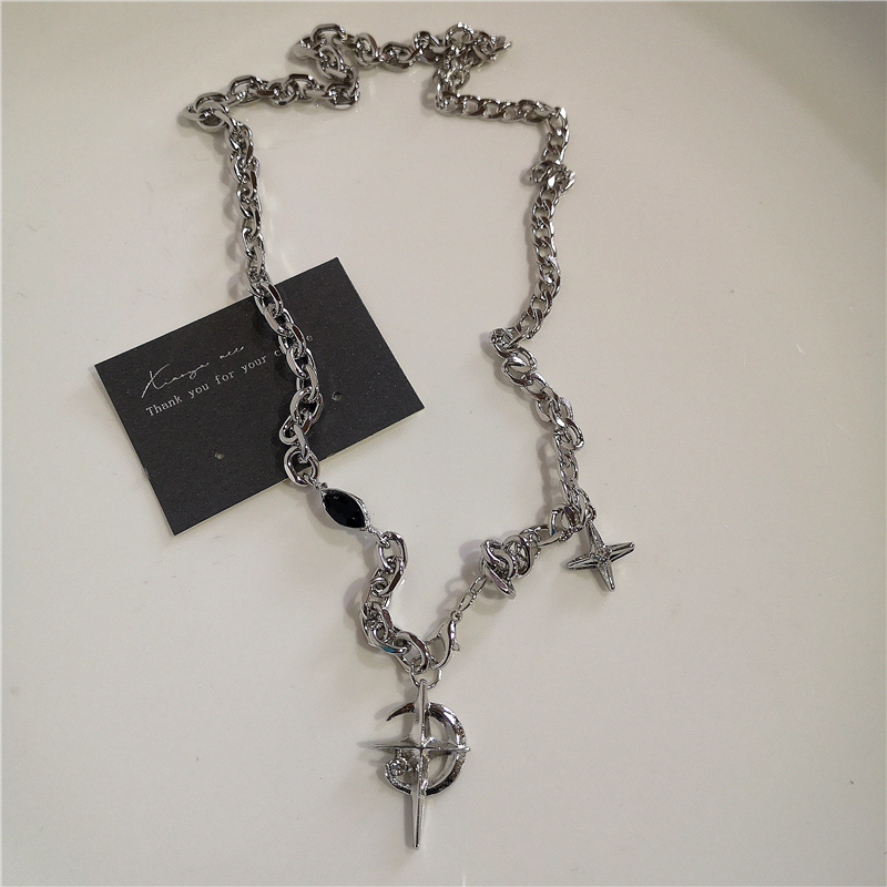 Vintage 90s Y2K Grunge Goth Pu - Men Accessories Combo Gift recension och pris