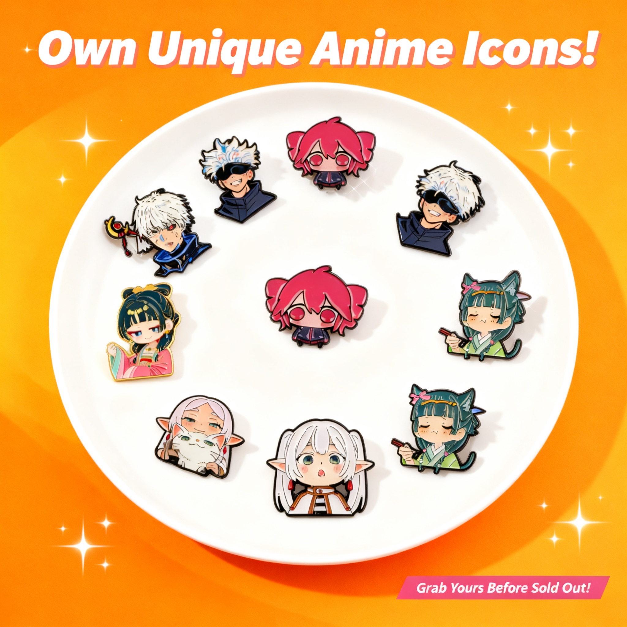 Cartoon Anime Cute Girls Ename - Lapel Pin Enamel recension och pris