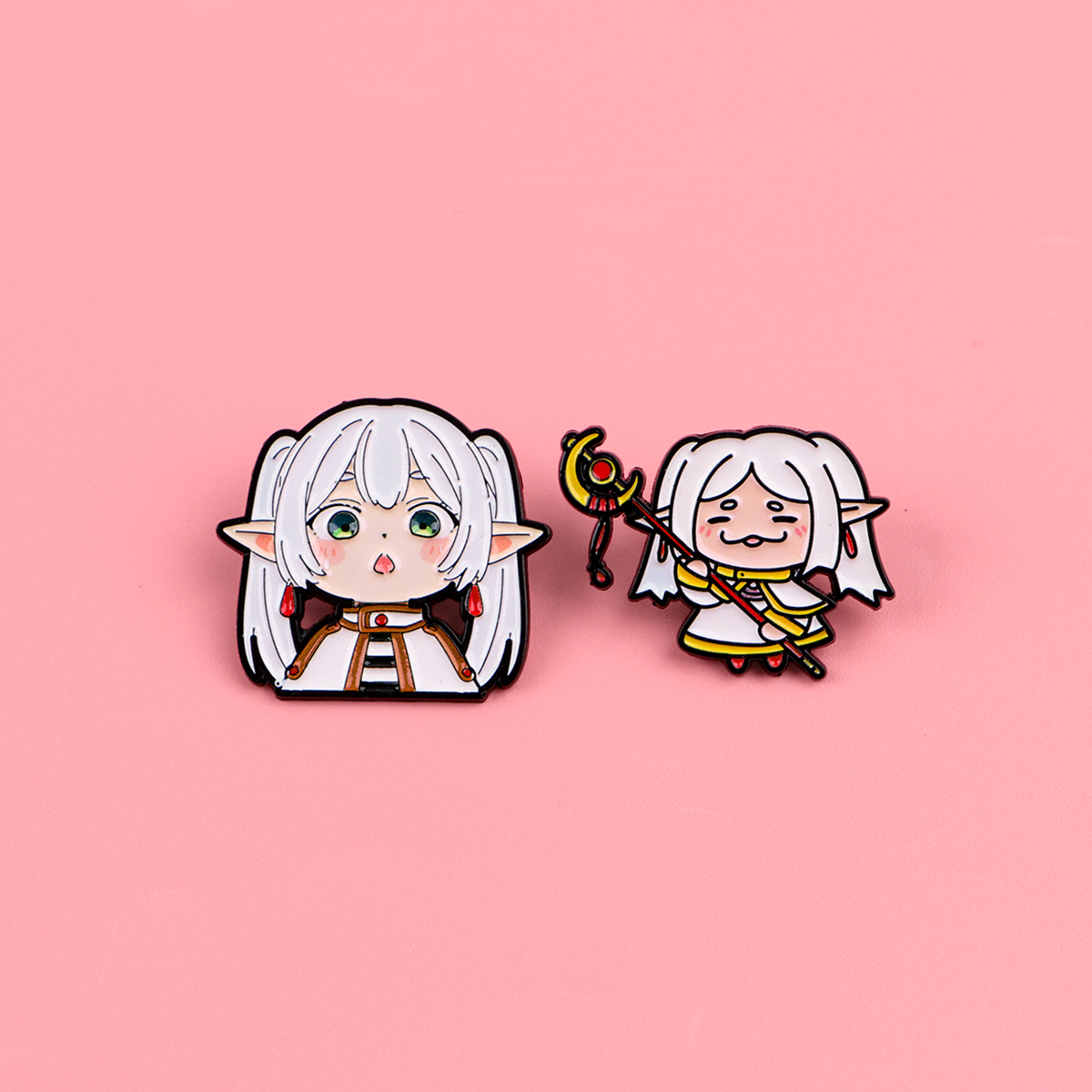 Cartoon Anime Cute Girls Ename - Lapel Pin Enamel recension och pris