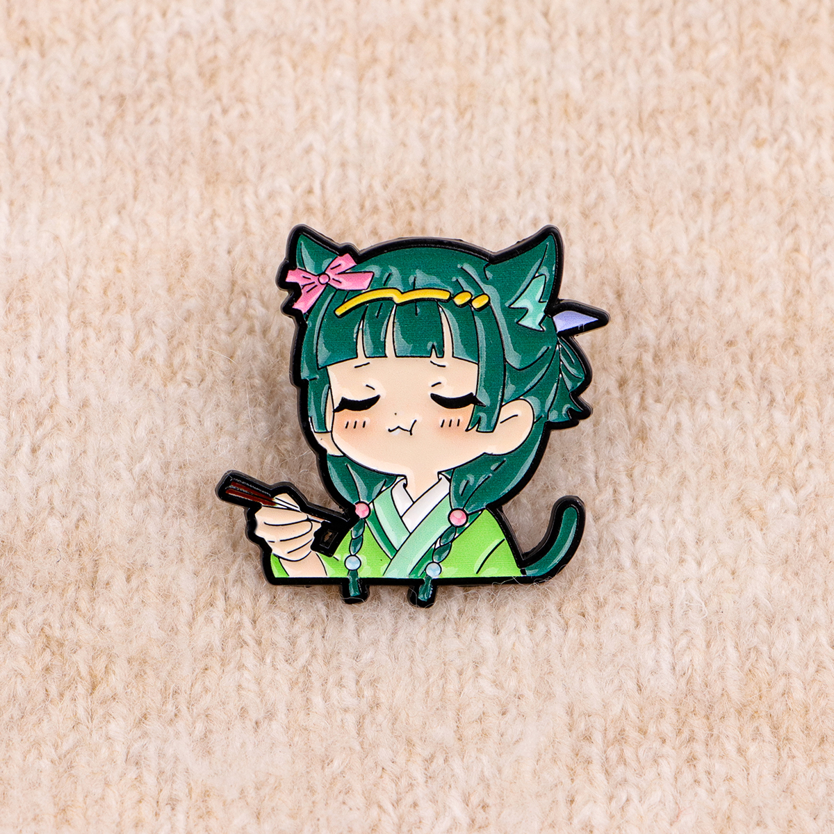 Cartoon Anime Cute Girls Ename - Lapel Pin Enamel recension och pris