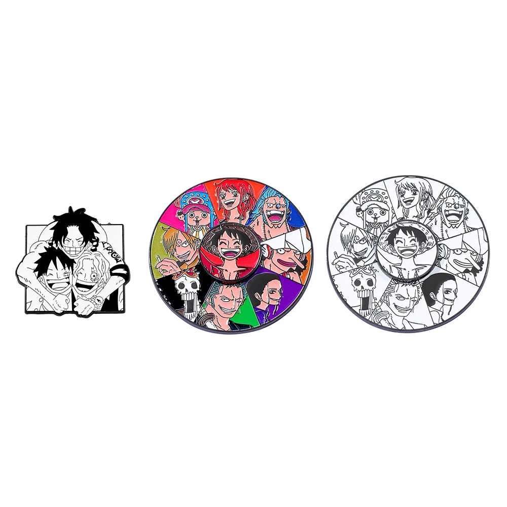 3 Pcs Anime One Piece Brooch L - Lapel Pin Enamel recension och pris